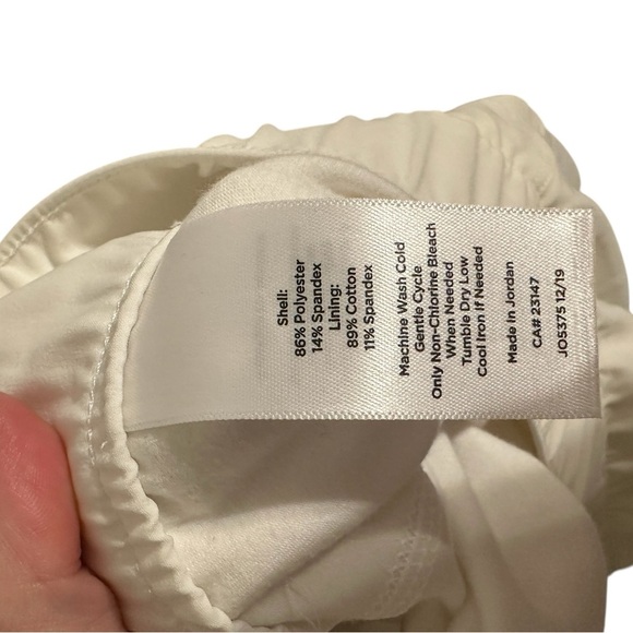 Talbots Cream Skort Preppy Tennis Pickleball Size Large Petite - Picture 8 of 9